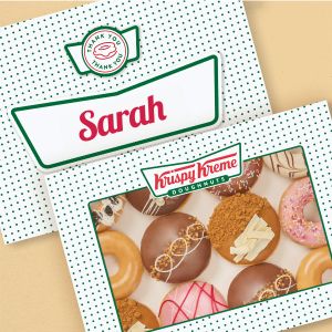 Personalised Thank You Box Favourites Dozen